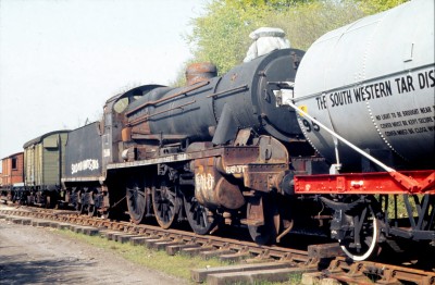 31806 in Ex Barry condition on the Mid Hants Railway